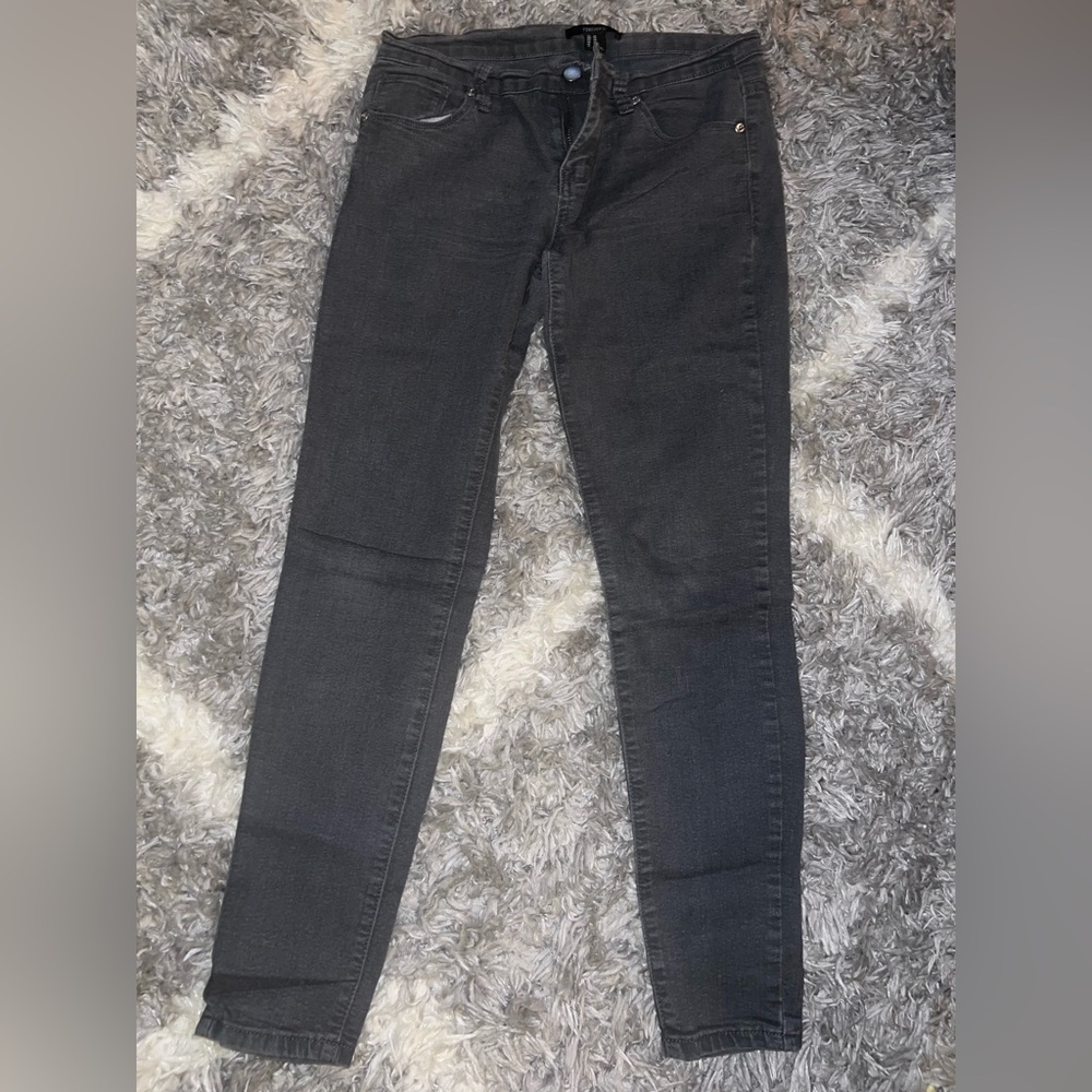 Forever 21 Black Skinny Jeans with Stretch Fit